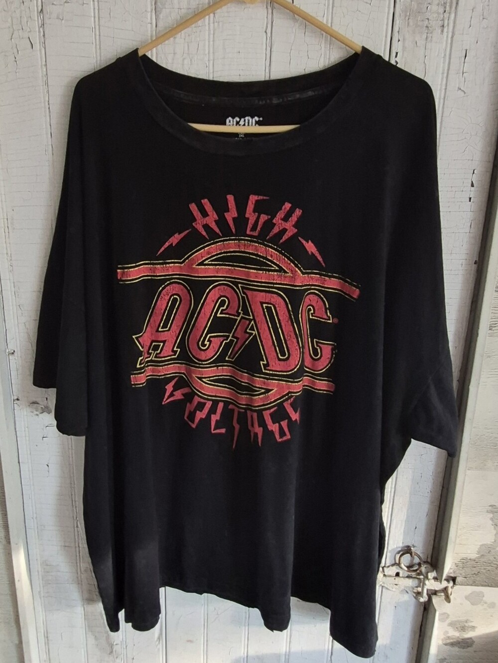 AC/DC HIGH VOLTAGE 1976 Tour T-Shirt 3X